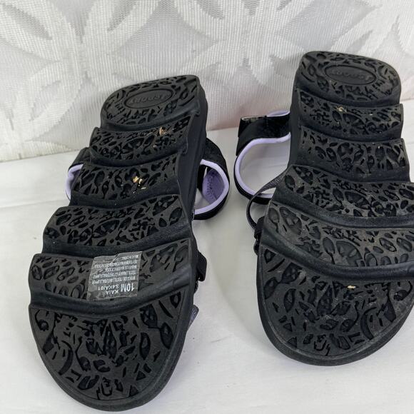 Jsport Kaia Ladies' Strap Black Purple Sandal Size 10 - Picture 8 of 9
